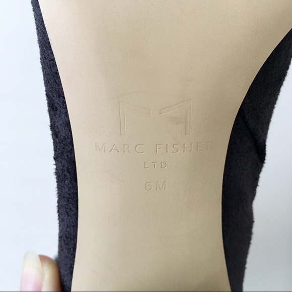 Marc Fisher LTD Jayne Over The Knee Chocolate Brown Suede Boots - Picture 7 of 8